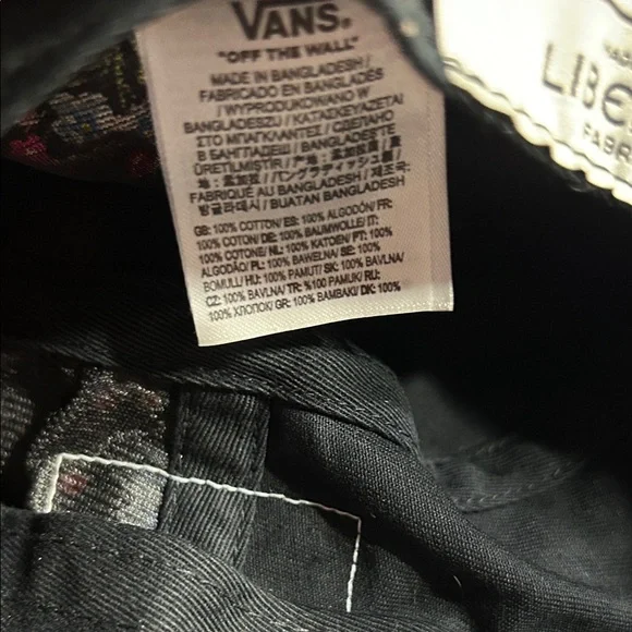 Vans Black and Floral Bucket Hat - Picture 7 of 11